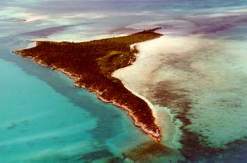 Cockroach Cay in the Bahamas