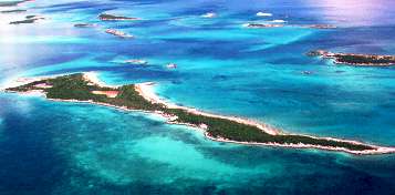 Leaf Cay in the Bahamas